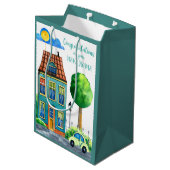 Gefeliciteerd met je nieuwe startmedium medium cadeauzakje (Achterkant Gekanteld)