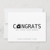 Gefeliciteerd met je nieuwe startpunt kaart (Voorkant)