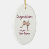 Gefeliciteerd met je nieuwe startpunt keramisch ornament (Rechts)