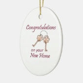 Gefeliciteerd met je nieuwe startpunt keramisch ornament (Links)