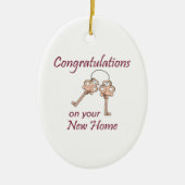 Gefeliciteerd met je nieuwe startpunt keramisch ornament (Voorkant)