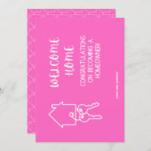 Gefeliciteerd met je nieuwe startpunt: REALTOR Log Bedankkaart (Voorkant / Achterkant)