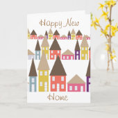 Gefeliciteerd met je nieuwe thuis kaart (Gele Bloem)