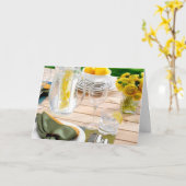 GEFELICITEERD MET JE NIEUWE THUIS KAART (Gele Bloem)