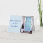 GEFELICITEERD MET JE ***NIEUWE THUIS*** KAART (Voorkant)