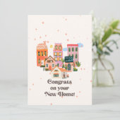 Gefeliciteerd met je nieuwe thuis, New home, New h Aankondiging (Staand voorkant)