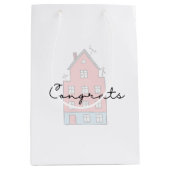 Gefeliciteerd met je nieuwe thuiscadetas medium cadeauzakje (Voorkant)