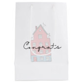 Gefeliciteerd met je nieuwe thuiscadetas medium cadeauzakje (Achterkant)