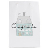 Gefeliciteerd met je nieuwe thuiscadetas medium cadeauzakje (Voorkant)