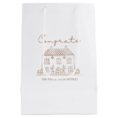 Gefeliciteerd met je nieuwe thuiscadetas medium cadeauzakje (Achterkant)