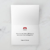 Gefeliciteerd met je nieuwe thuiskaart kaart (Binnen)