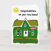 Gefeliciteerd met je nieuwe thuisKaart Kaart (Voorkant)