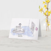 Gefeliciteerd met je nieuwe Wenskaart Kaart (Gele Bloem)