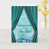 Gefeliciteerd met je nieuwe woning - Venster/Gordi Kaart (Gele Bloem)