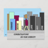 Gefeliciteerd met je nuchterheid - Nod Notes Briefkaart (Voorkant / Achterkant)