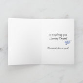 Gefeliciteerd met je Nursing Degree-Humor Kaart (Binnen)