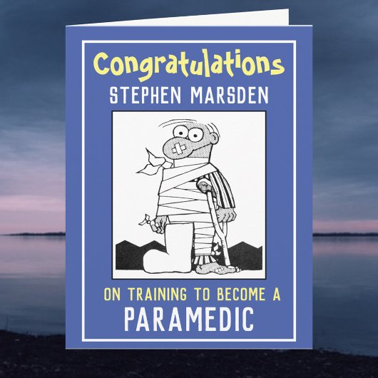 Gefeliciteerd met je opleiding tot paramedicus kaart