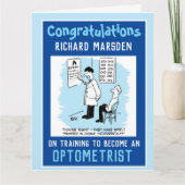 Gefeliciteerd met je optometrist kaart (Voorkant)