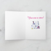 Gefeliciteerd met je optreden: Comedy en Tragedy M Kaart (Binnen)