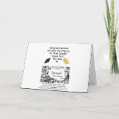 Gefeliciteerd met je overstap naar het Afstuderen Kaart (Achterkant)