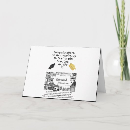 Gefeliciteerd met je overstap naar het Afstuderen Kaart (Achterkant)