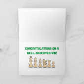 Gefeliciteerd met je overwinning kaart (Binnen)