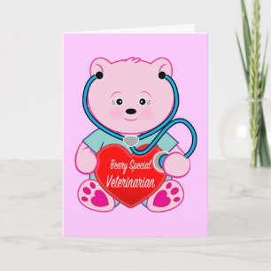 Gefeliciteerd met je pensioen dierenarts met hart kaart