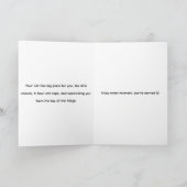 Gefeliciteerd met je pensioen, hond, kat, huisdier kaart (Binnen)