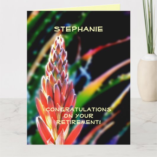 Gefeliciteerd met je pensioen, JUMBO, exotische al Kaart (Voorkant)