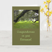 Gefeliciteerd met je pensioen kaart (Gele Bloem)