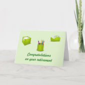 Gefeliciteerd met je pensioen Kantoor Kaart (Voorkant)
