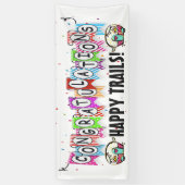 Gefeliciteerd met je pensioen - Wedding Banner (Verticaal)