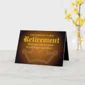 Gefeliciteerd met je pensionering kaart (Gele Bloem)