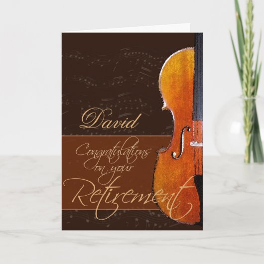 Gefeliciteerd met je pensionering kaart (Voorkant)