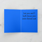 Gefeliciteerd met je pensionering kaart (Binnen)