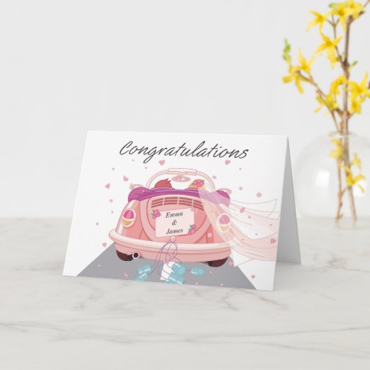 Gefeliciteerd met je persoonlijke Kaart (Gele Bloem)