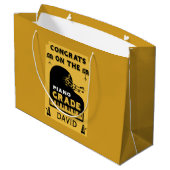 Gefeliciteerd met je pianomuziek examen groot cadeauzakje (Achterkant Gekanteld)