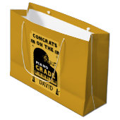 Gefeliciteerd met je pianomuziek examen groot cadeauzakje (Voorkant Gekanteld)