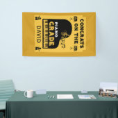 Gefeliciteerd met je pianomuziek examen spandoek (Beurs)