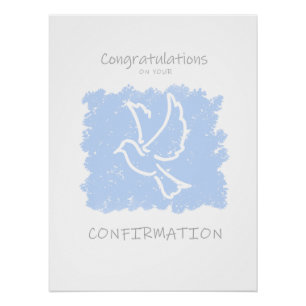 Gefeliciteerd met je poster voor bevestiging