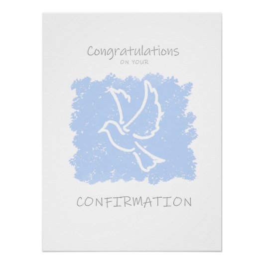 Gefeliciteerd met je poster voor bevestiging (Voorkant)