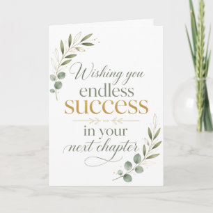 Gefeliciteerd met je promotie collega kaart