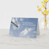 Gefeliciteerd met je promotie kaart (Gele Bloem)