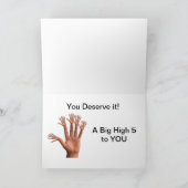 Gefeliciteerd met je promotie kaart (Binnen)