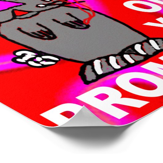 Gefeliciteerd met je promotie poster (Hoek)