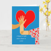 Gefeliciteerd met je prothese voor een moeder kaart (Gele Bloem)