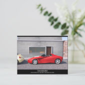 Gefeliciteerd met je rijbewijs (Engels) Briefkaart (Staand voorkant)