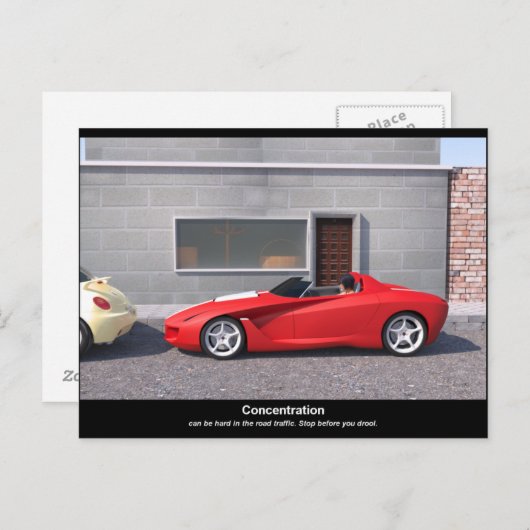 Gefeliciteerd met je rijbewijs (Engels) Briefkaart (Voorkant / Achterkant)