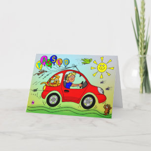 Gefeliciteerd met je rijexamen kaart