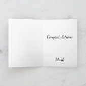 Gefeliciteerd met je Schattigee bruiloft Feestdagen Kaart (Binnen)